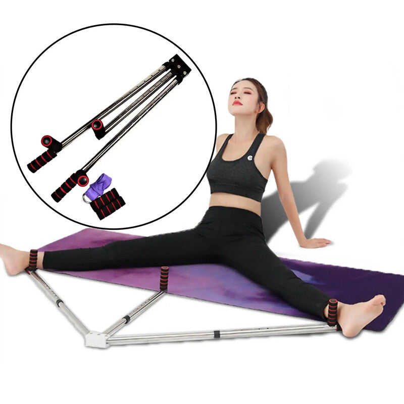 3 Bar Leg Stretcher 9 Hole Adjustable Leg Split Stretching Training Machine