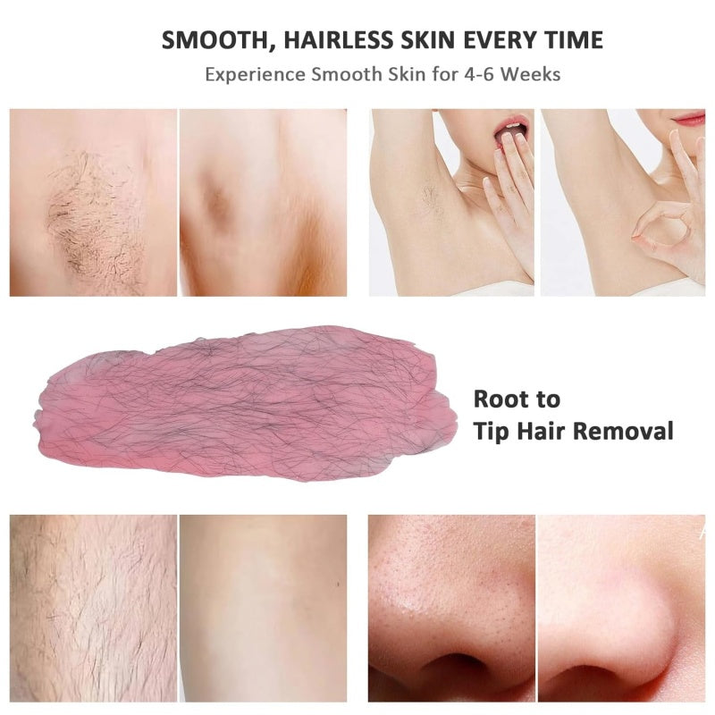 Waxing Kit Wax Heater Warmer Pot Machine Depilatory Wax Beans Body Hair Removal