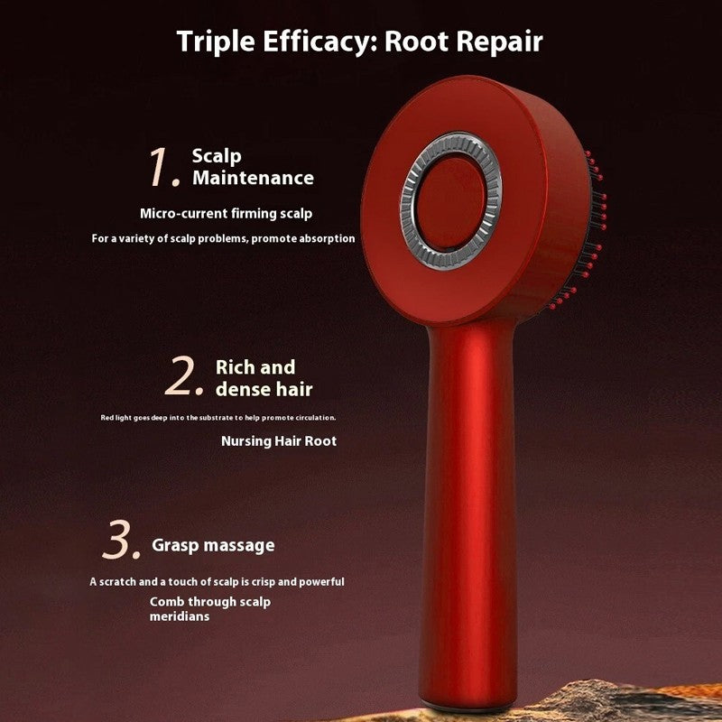 Electric Scalp Massage Comb Hair Growth Red Light Therapy Brush Head Massager UK
