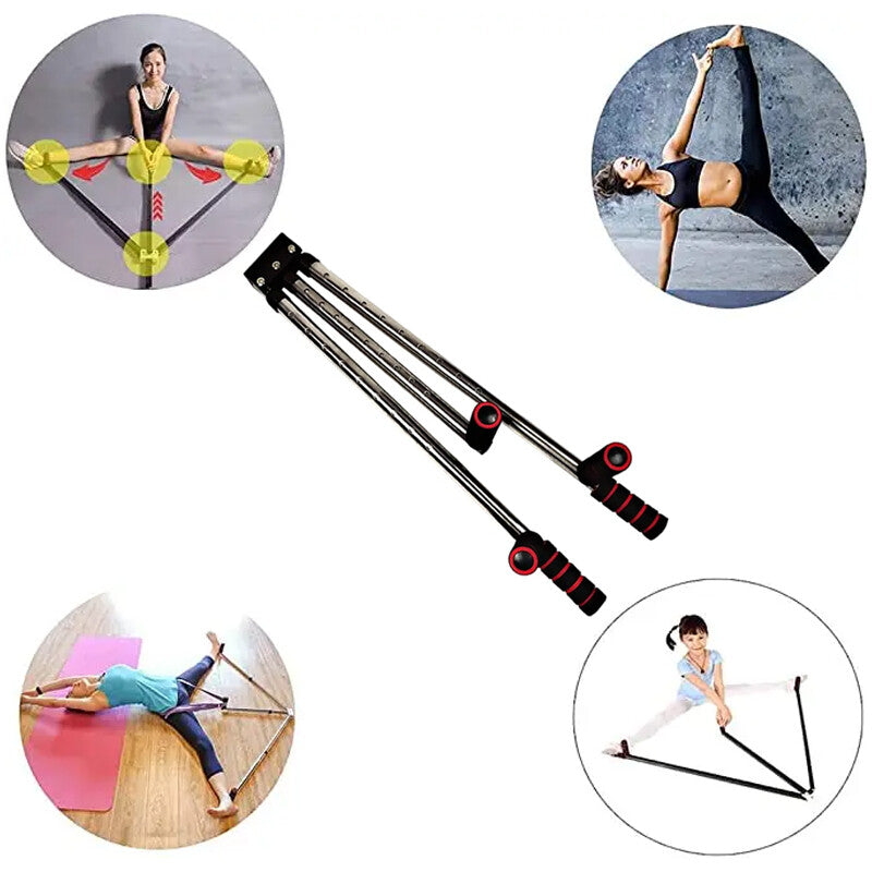 3 Bar Leg Stretcher 9 Hole Adjustable Leg Split Stretching Training Machine