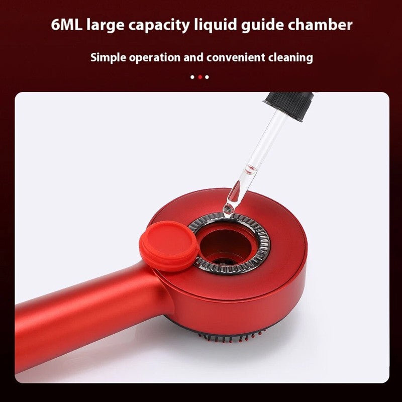 Electric Scalp Massage Comb Hair Growth Red Light Therapy Brush Head Massager UK